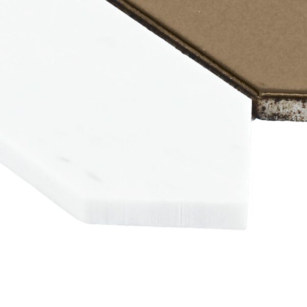 10.75" x 11.73" Fonte Pier White Blend Mosaic Natural Stone Tile Rectangle Picket Mix - Image 3