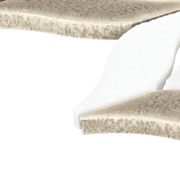 8.25" x 10.38" Fonte Pier White Blend Mosaic Natural Stone Tile Rectangle Double Leaf Mix - Image 3
