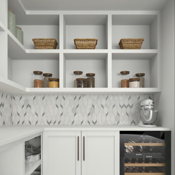 8.25" x 10.38" Fonte Heather Hrb Bld Mosaic Natural Stone Tile Rectangle Double Leaf Mix - Image 7