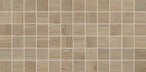 2" x 2" Emerson Wood Butter Pecan Mosaic Tile Rectangle Straight Joint Matte
