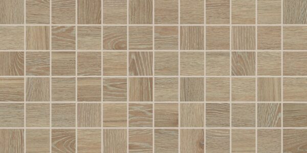 2" x 2" Emerson Wood Butter Pecan Mosaic Tile Rectangle Straight Joint Matte - Image 2