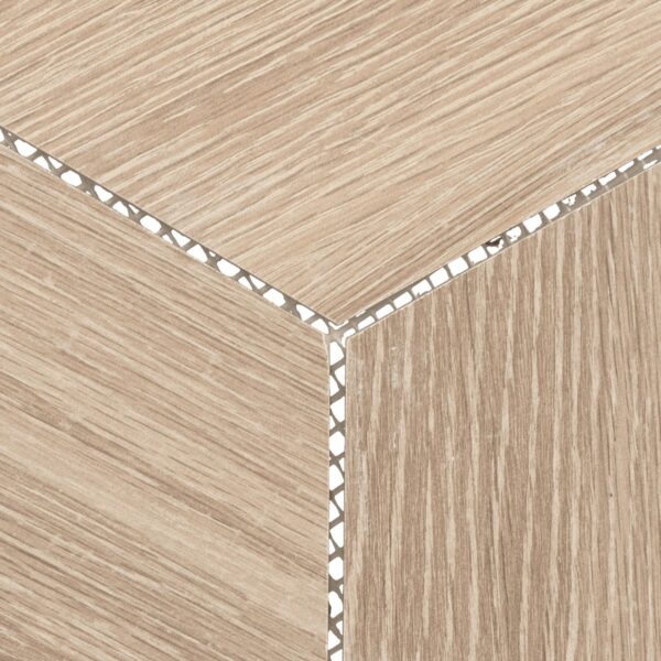 11.5" x 11.5" Emerson Wood Butter Pecan Mosaic Tile Rectangle 3D Cube Matte - Image 3