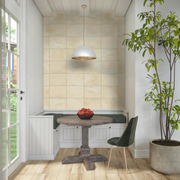 10" x 14" Esta Villa Terrace Beige Wall Tile Rectangle Matte - Image 4