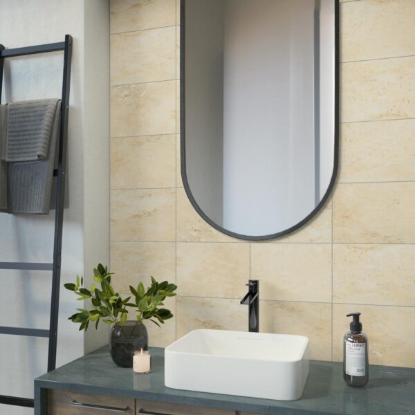 10" x 14" Esta Villa Terrace Beige Wall Tile Rectangle Matte - Image 5