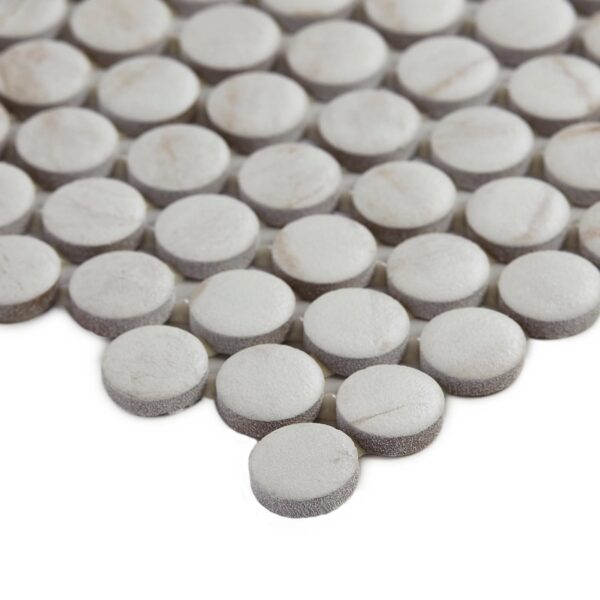 1" x 1" Famed Iconic Mosaic Tile Rectangle Penny Rounds Matte - Image 3