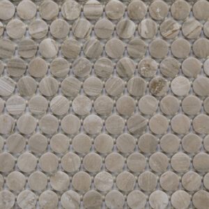 1" x 1" Famed Luxe Mosaic Tile Rectangle Penny Rounds Matte