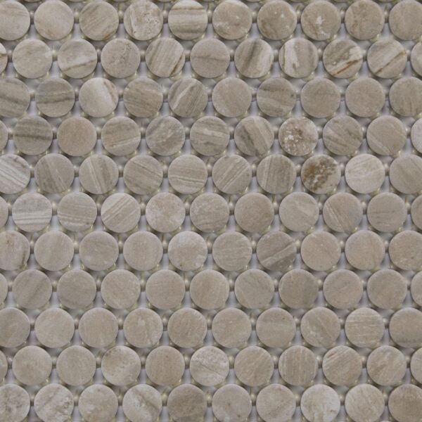 1" x 1" Famed Luxe Mosaic Tile Rectangle Penny Rounds Matte