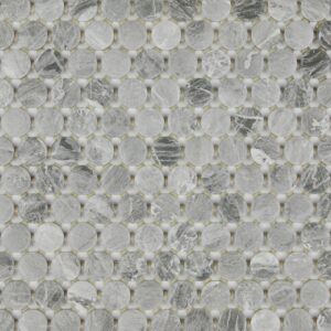 1" x 1" Famed Glamour Mosaic Tile Rectangle Penny Rounds Matte