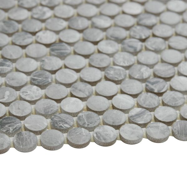 1" x 1" Famed Glamour Mosaic Tile Rectangle Penny Rounds Matte - Image 4