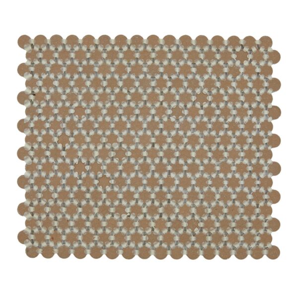 1" x 1" Famed Fortune Mosaic Tile Rectangle Penny Rounds Matte - Image 2