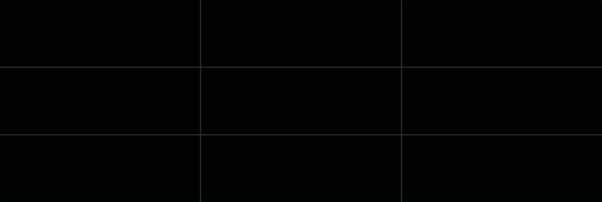 8" x 24" Color Wheel Linear Black Wall Tile Rectangle Glossy