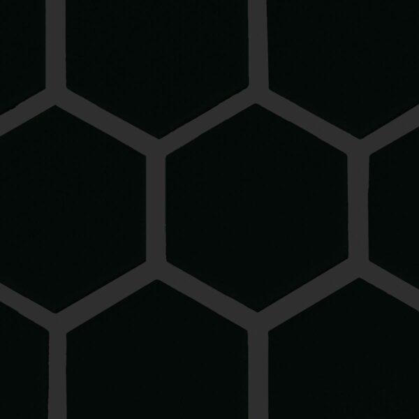 1.5" x 1.5" Color Wheel Mosaic Matte Black Mosaic Tile Rectangle Hexagon Matte - Image 5