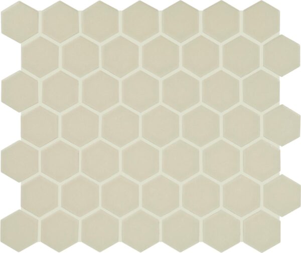 1.5" x 1.5" Color Wheel Mosaic Matte Biscuit Mosaic Tile Rectangle Hexagon Matte