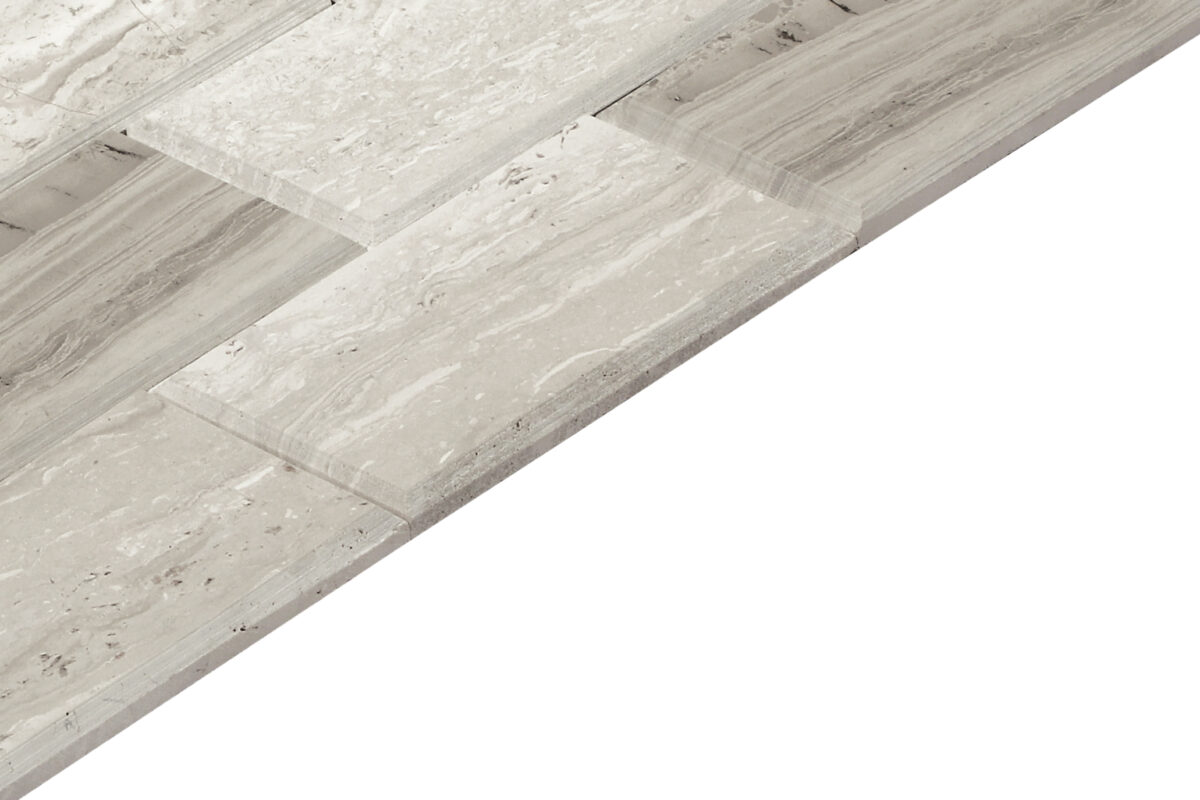 11" x 11" SimplyStick Mosaix Chenille White Mosaic Natural Stone Tile Rectangle Brick Joint Honed - Image 3