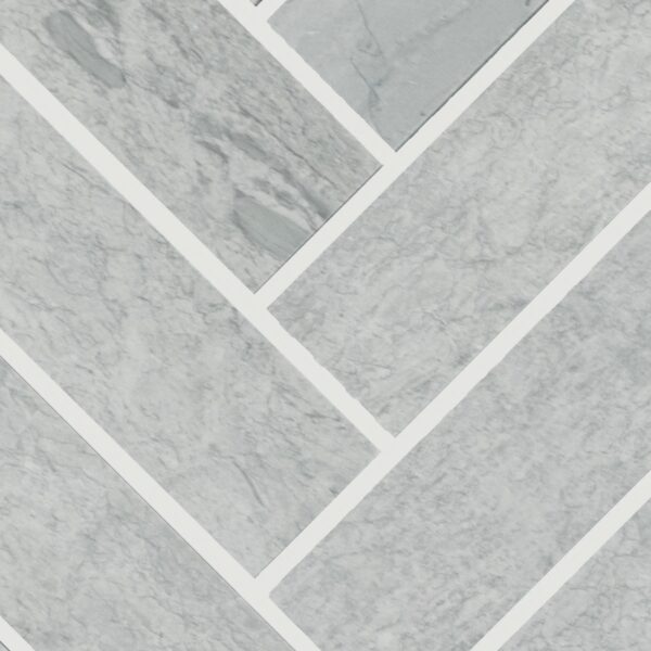 7.32" x 11.34" Fonte Heather Harbor Mosaic Natural Stone Tile Rectangle Herringbone Honed - Image 4