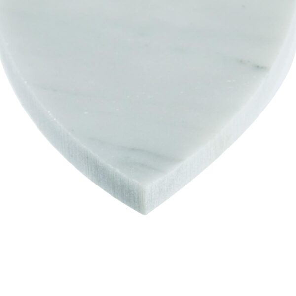 13.38" x 10.24" Lavaliere Carrara White/Antique Mirror Mosaic Natural Stone Tile Rectangle Romantique Polished - Image 3