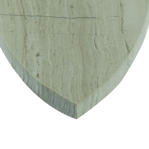 13.35" x 10.4" Lavaliere Chenille White/Blk Ant Mirror Mosaic Natural Stone Tile Rectangle Romantique Honed - Image 3