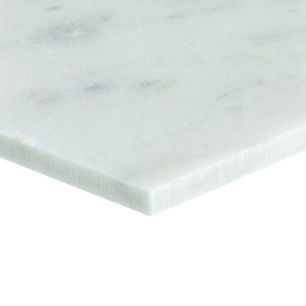 14.17" x 15.16" Lavaliere Alluring White/Brass Mosaic Natural Stone Tile Rectangle Illusionary Honed - Image 3