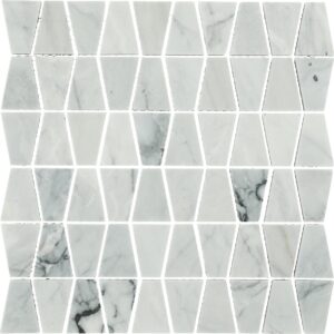 11" x 11" Sublimity Cirrus Storm Mosaic Natural Stone Tile Rectangle Trapezoid Honed