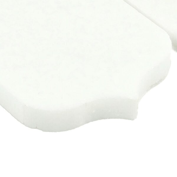 11" x 13" Marble Natural Stone Empyrean Ice Mosaic Natural Stone Tile Rectangle Ingot Polished - Image 3