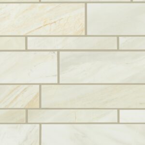 11" x 11" Sublimity Namaste Mosaic Natural Stone Tile Square Random Linear Honed