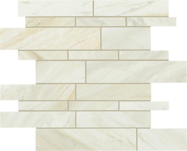 10" x 13" Sublimity Daphne White Mosaic Natural Stone Tile Rectangle Balance Honed - Image 4