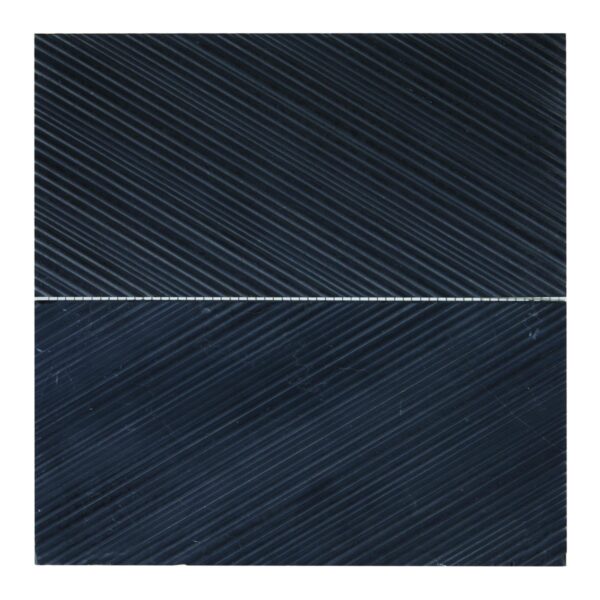 14" x 14" Pietra Divina Nero Marquina Black Blend Mosaic Natural Stone Tile Square Spectrum Polished - Image 4