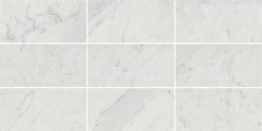 3" x 6" Marble Natural Stone Carrara White Stone Tile Rectangle Polished