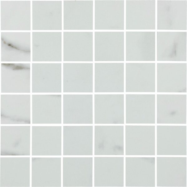 2" x 5" Marble Attache Calacatta Mosaic Tile Rectangle Linear Hexagon Matte - Image 7