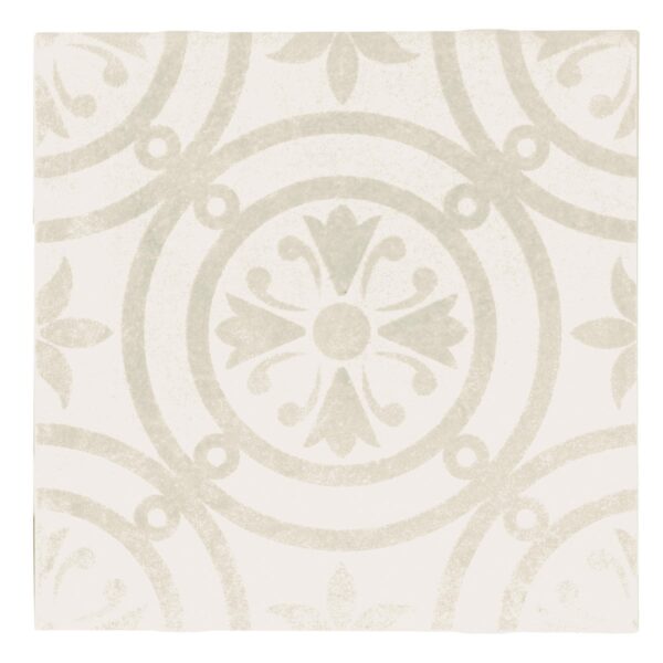 6" x 6" Modern Hearth Wall White Ash Wall Tile Square Matte - Image 7