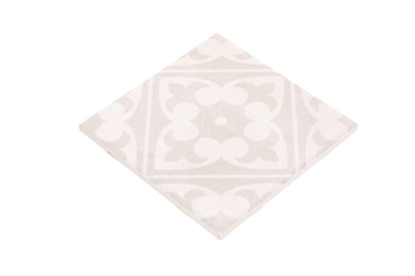 6" x 6" Modern Hearth Wall White Ash Wall Tile Square Matte - Image 8