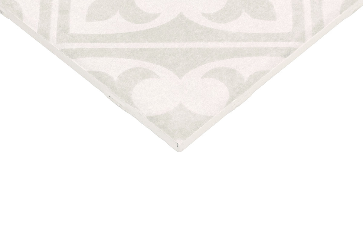 6" x 6" Modern Hearth Wall White Ash Wall Tile Square Matte - Image 9