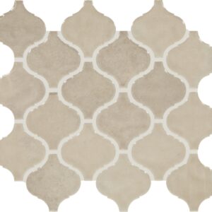3" x 3" Mesmerist Trance Mosaic Tile Arabesque Arabesque Glossy