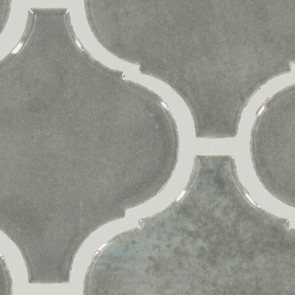 3" x 3" Mesmerist Charm Mosaic Tile Arabesque Arabesque Glossy - Image 3