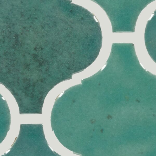 3" x 3" Mesmerist Allure Mosaic Tile Arabesque Arabesque Glossy - Image 3