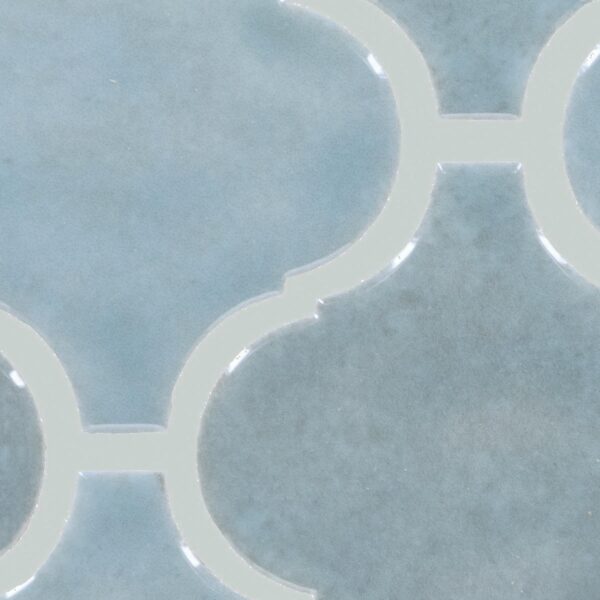 3" x 3" Mesmerist Whimsy Mosaic Tile Arabesque Arabesque Glossy - Image 5
