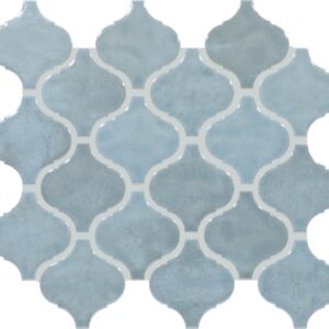 3" x 3" Mesmerist Whimsy Mosaic Tile Arabesque Arabesque Glossy