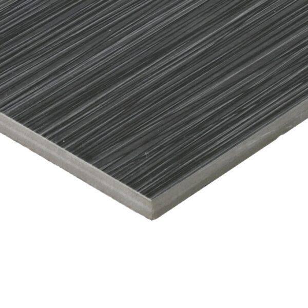 6" x 24" Fabrique Noir Linen Floor Tile Rectangle Matte - Image 2