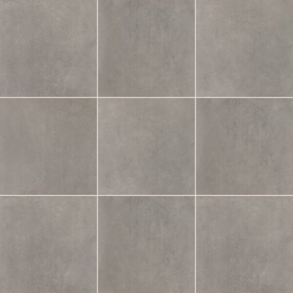 24" x 24" Portfolio Ash Grey Floor Tile Square Matte