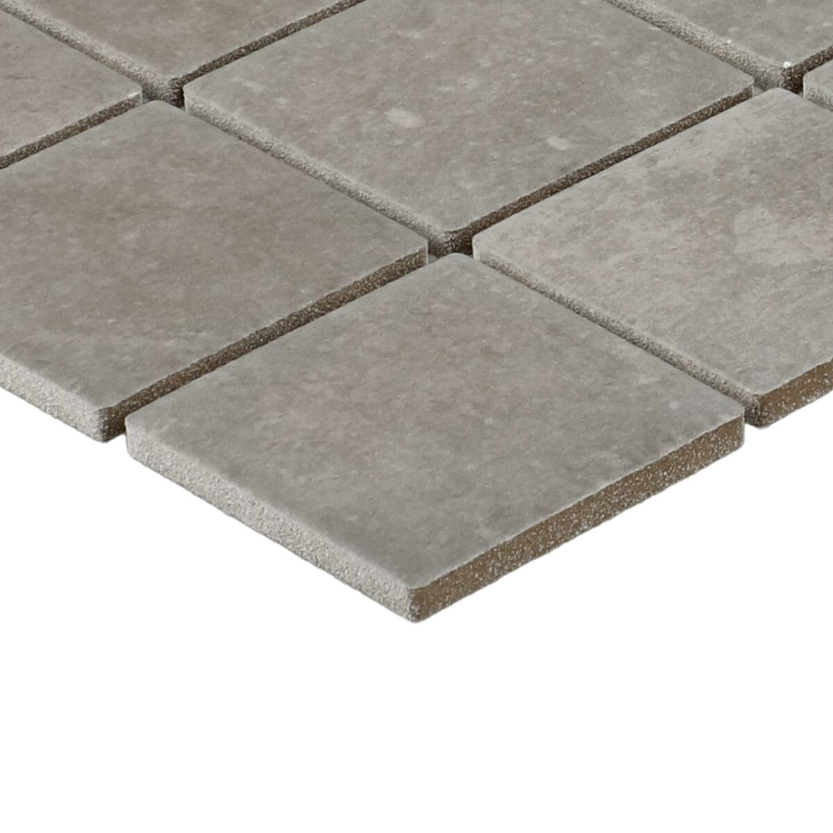 2" x 2" Portfolio Ash Grey Mosaic Tile Rectangle Straight Joint Matte - Image 2