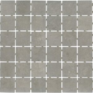 2" x 2" Portfolio Ash Grey Mosaic Tile Rectangle Straight Joint Matte