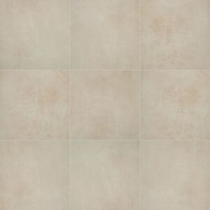 24" x 24" Portfolio Cream Floor Tile Square Matte