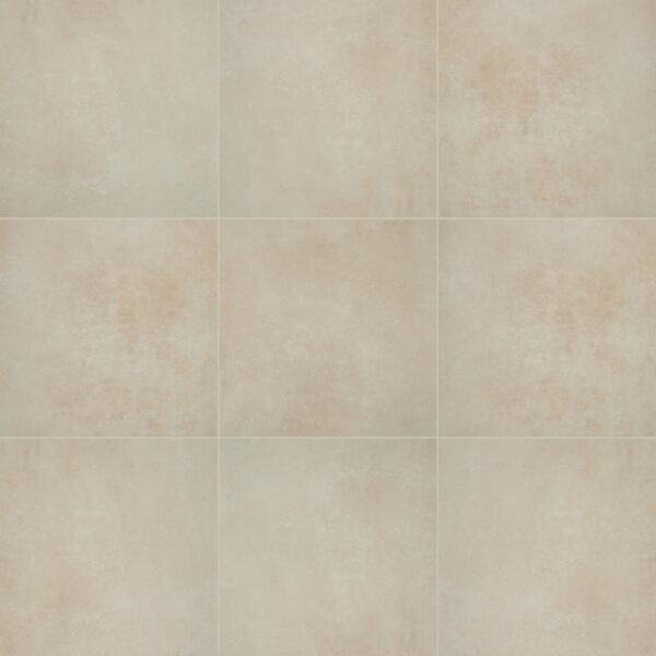 24" x 24" Portfolio Cream Floor Tile Square Matte