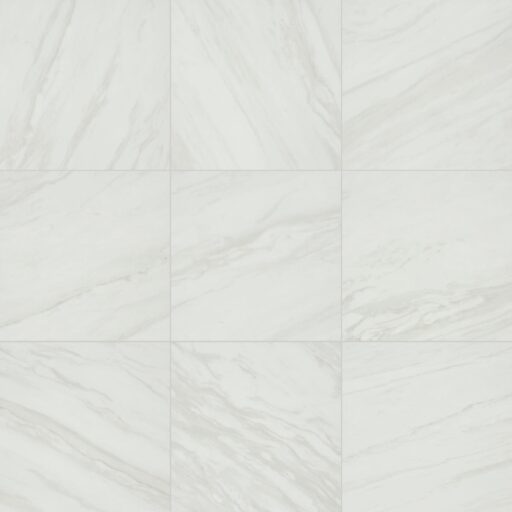 24" x 24" Perpetuo Timeless White Floor Tile Square Matte