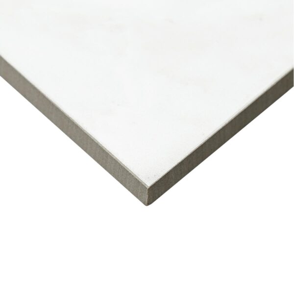 12" x 12" Perpetuo Brilliant White Floor Tile Square Polished - Image 3