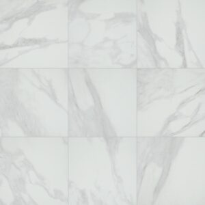 12" x 12" Perpetuo Brilliant White Floor Tile Square Polished