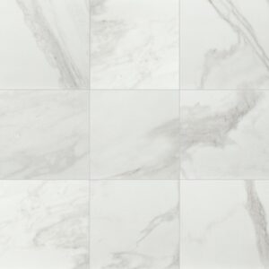 24" x 24" Perpetuo Brilliant White Floor Tile Square Polished