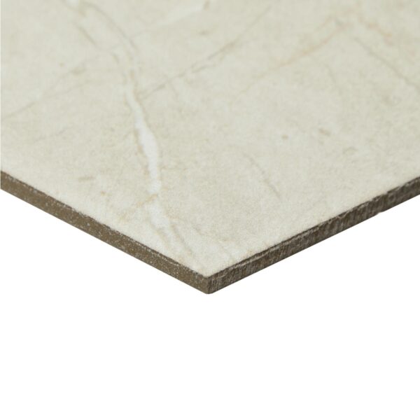 8" x 9" Perpetuo Elegant Beige Floor Tile Hexagon Matte - Image 2