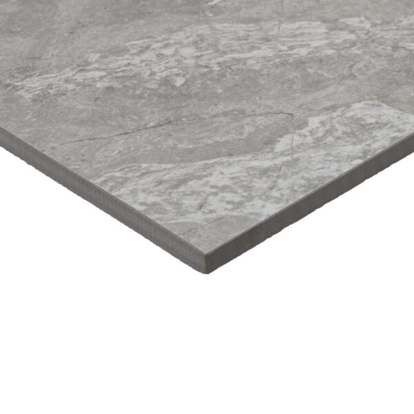 12" x 24" Perpetuo Eternal Grey Floor Tile Rectangle Polished - Image 3
