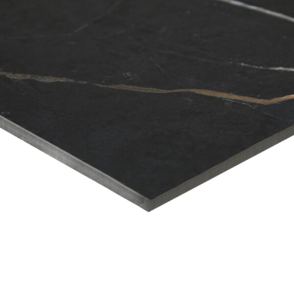 24" x 24" Perpetuo Infinite Black Floor Tile Square Matte - Image 2